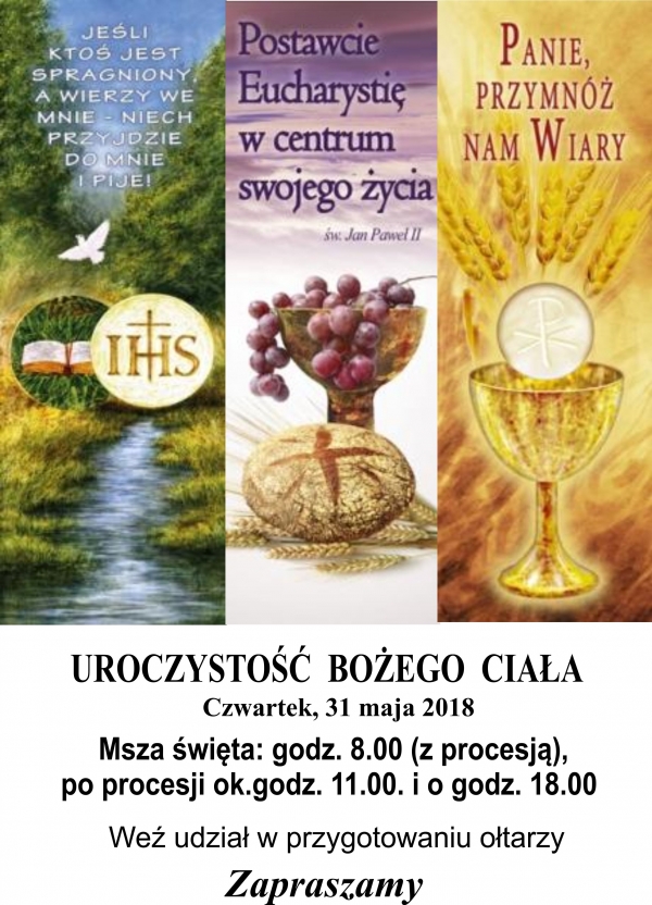 UROCZYSTOŚĆ  BOŻEGO  CIAŁA